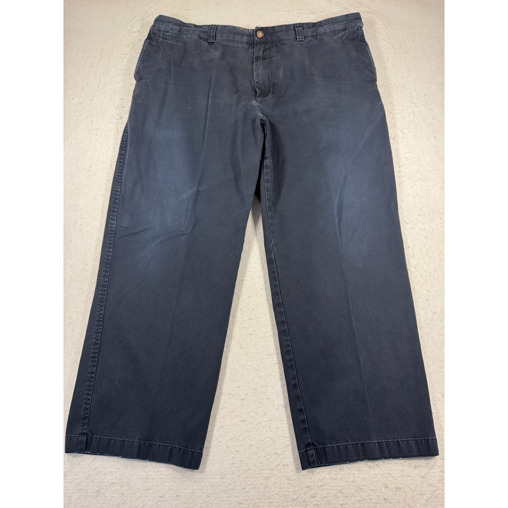 Duluth Trading Co. Y2K Straight Pants Mens 38x28 Blue Cotton Relaxed Fit Casual
